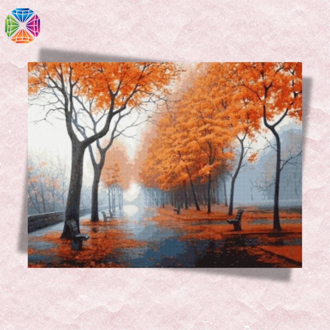 Autumn in Alley - Diamond Painting