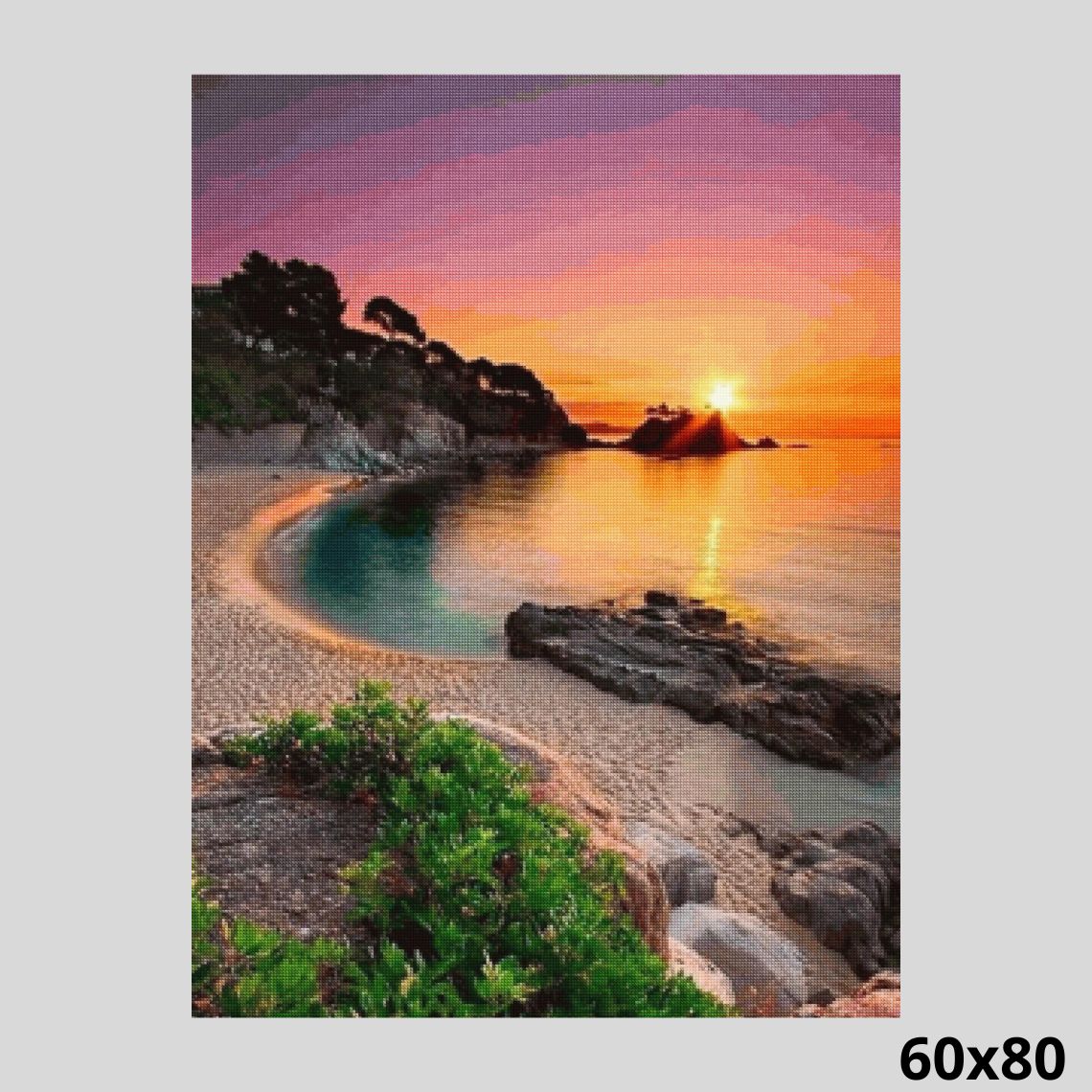 Bay Sunset 60x80 - Diamond Art World
