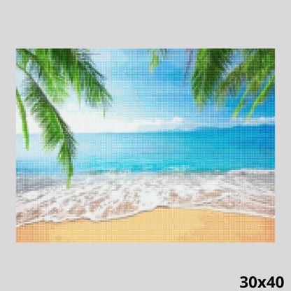 Beautiful Beach 30x40 - Diamond Painting Kit