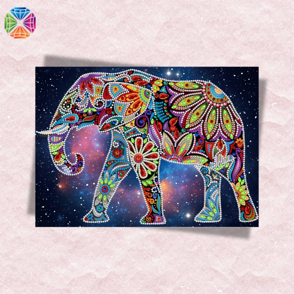 Bejewelled Elephant - Glow in the Dark