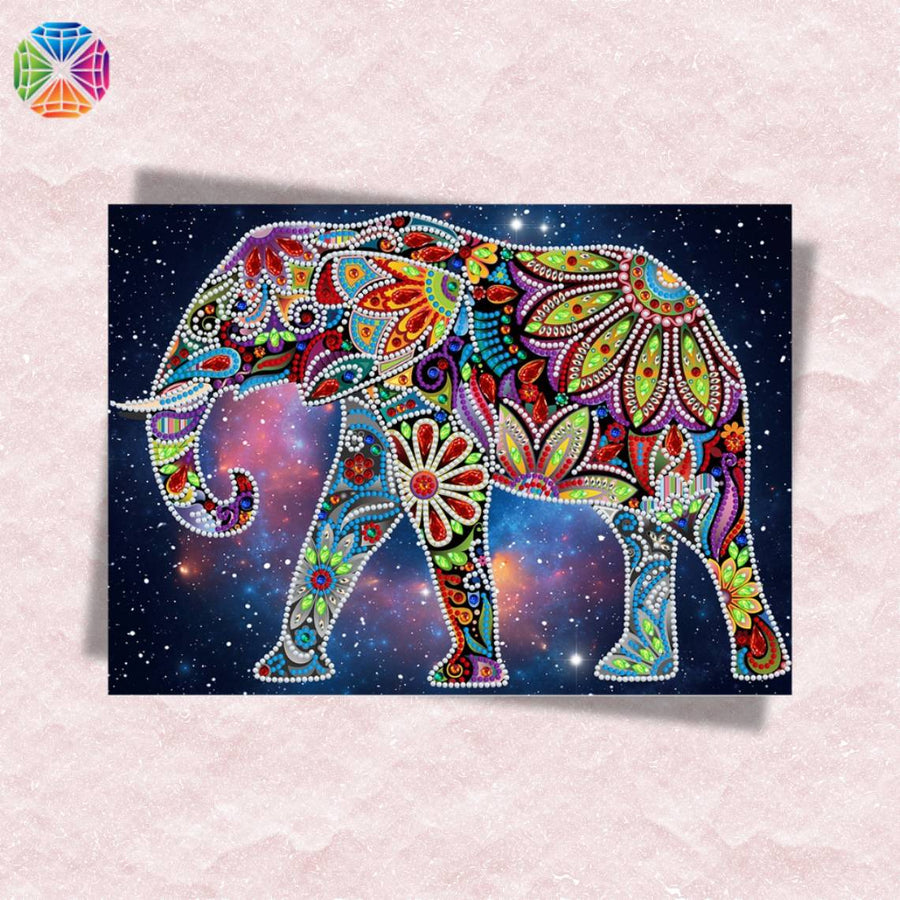 Bejewelled Elephant Glow in the Dark – Diamond Painting