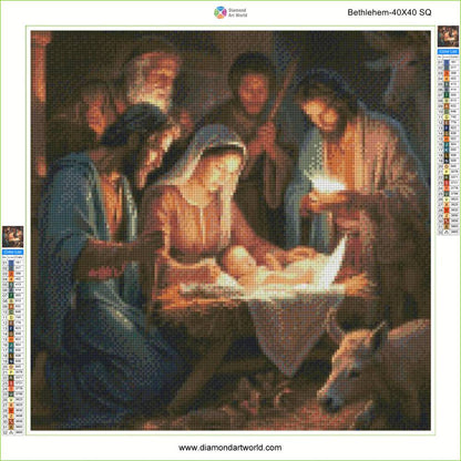 Bethlehem - Diamond Painting Layout