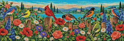 Birds Garden - Large Diamond Art
