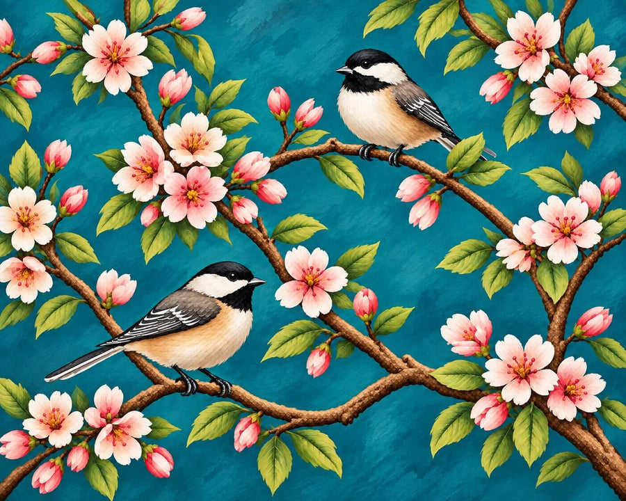 Birds in Tree – Diamond Painting