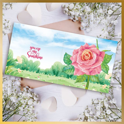Diamond Painting Birthday Cards - Flowery Greetings - Product Image