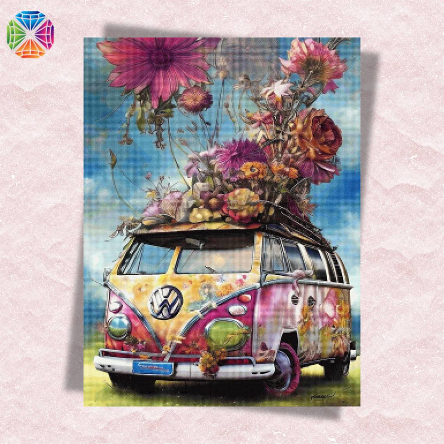 Blossoming Bus – Diamond Painting