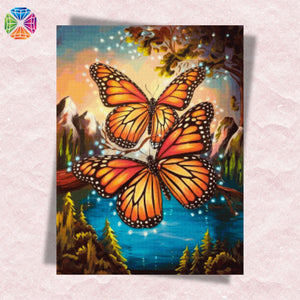 Butterfly Adorned with Gems - Diamond Painting