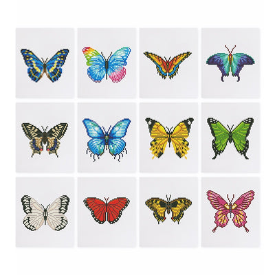 Butterfly Mini Diamond Painting - 12 pcs