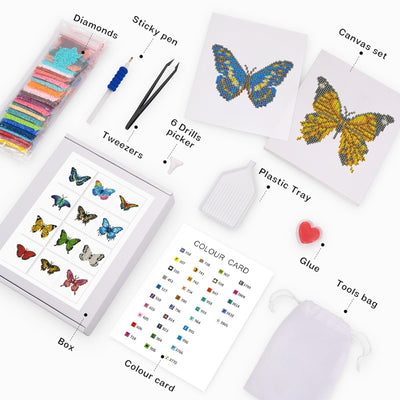Butterfly Mini Diamond Painting - package