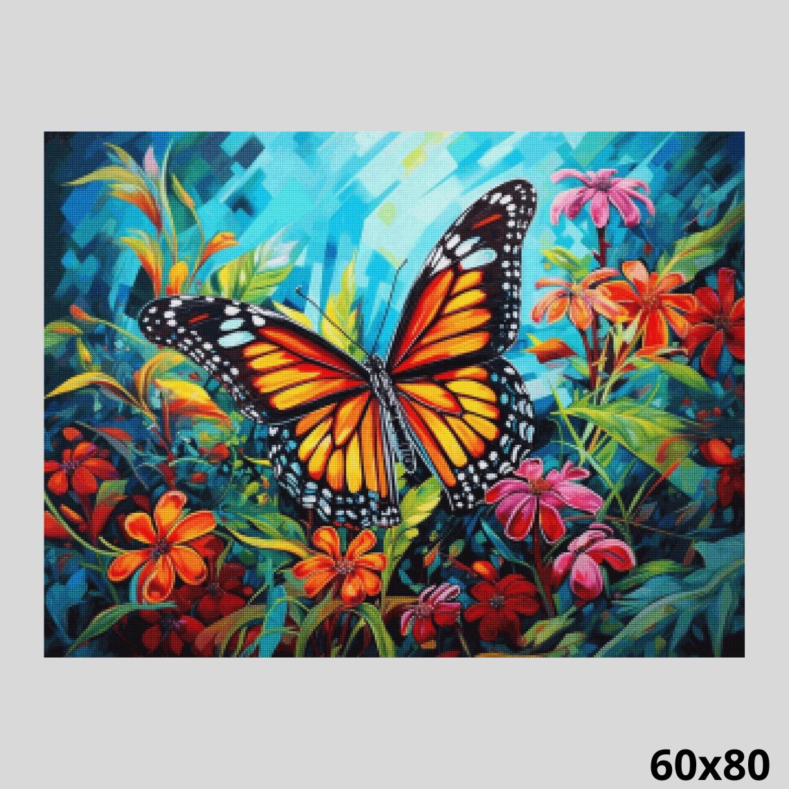 Butterfly Towards the Light 60x80 - Diamond Art