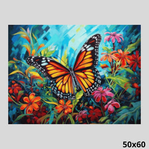 Butterfly Towards the Light  50x60 - Diamond Art