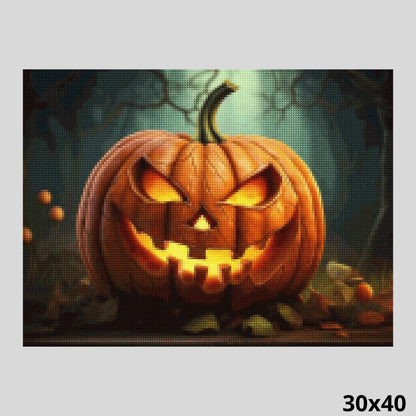 Cartoon Pumpkin 30x40 - Diamond Painting