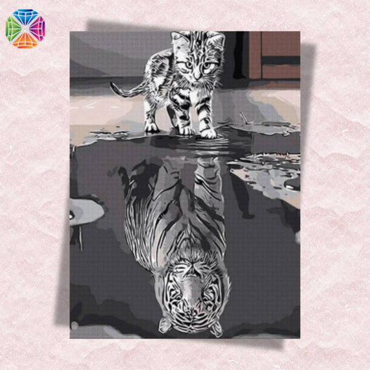 Cat and Tiger - Diamond Painting