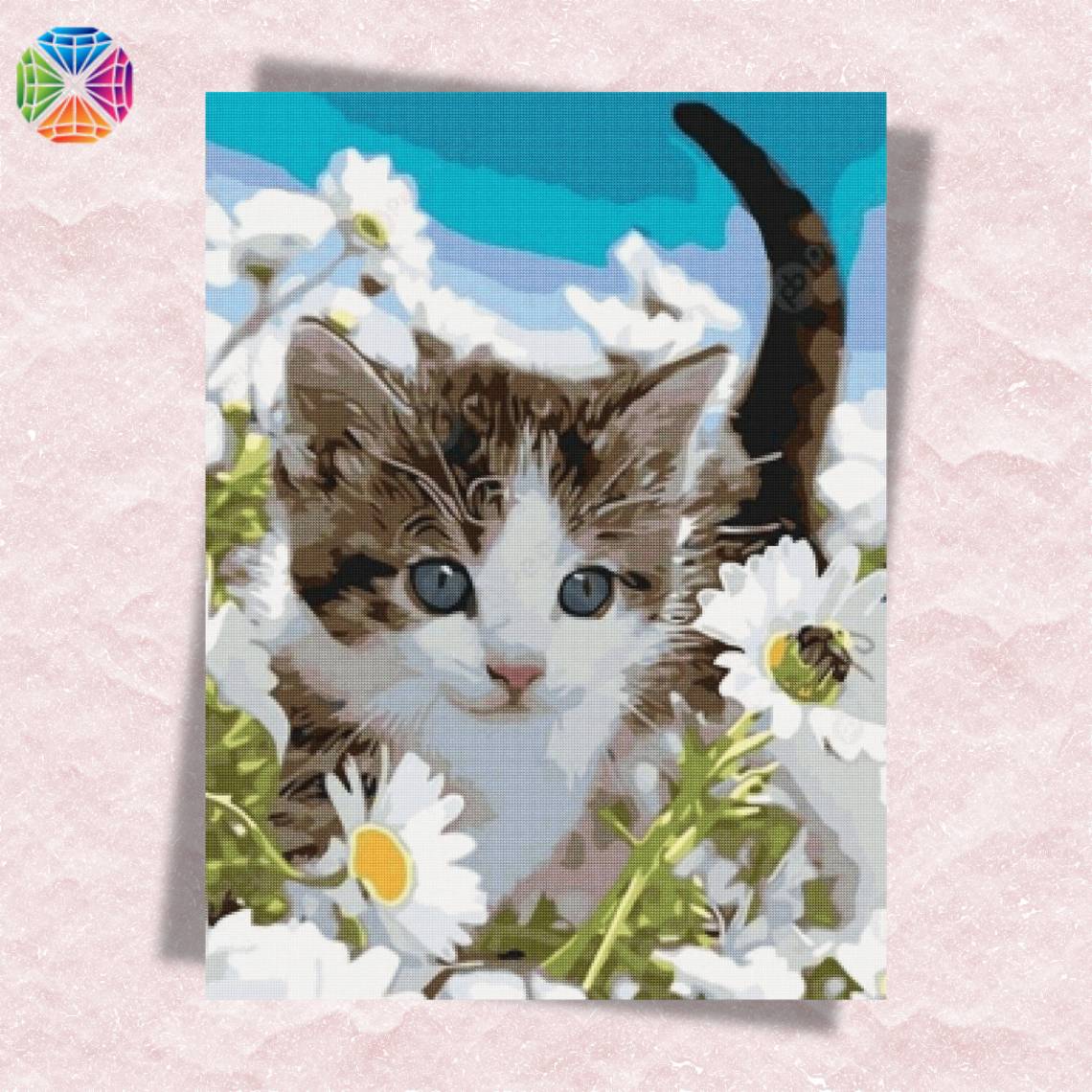 Cat in Meadow - Diamond Painting