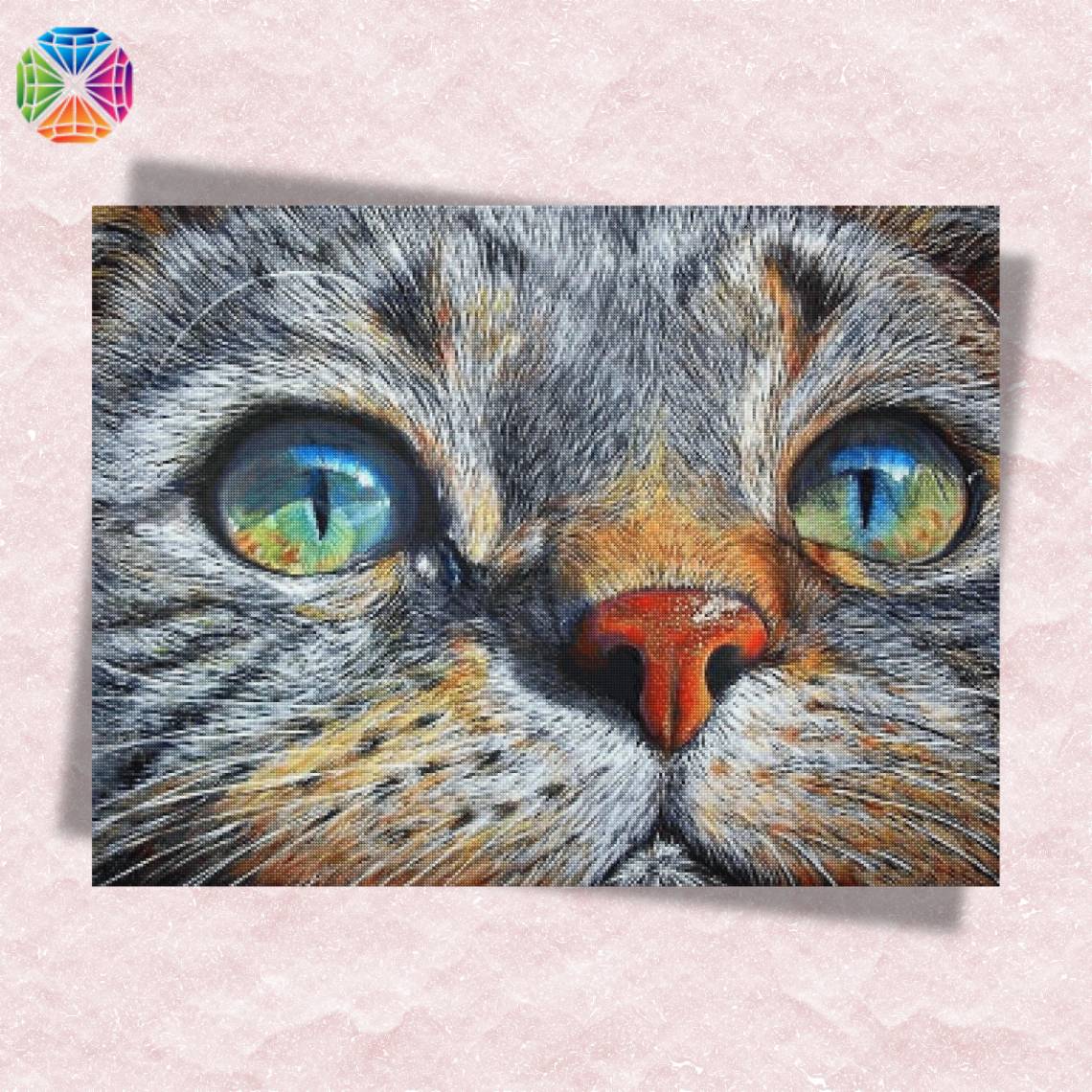 Cat with Blue Eyes - Diamond Painting