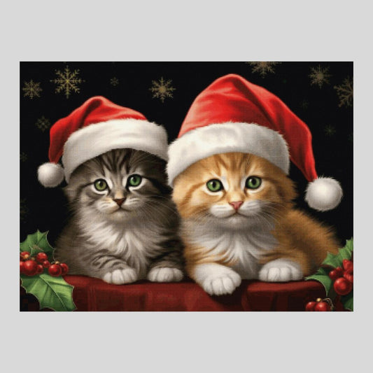 Cats On Christmas - Diamond Painting