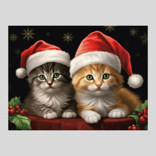 Load image into Gallery viewer, Cats On Christmas - Diamond Painting
