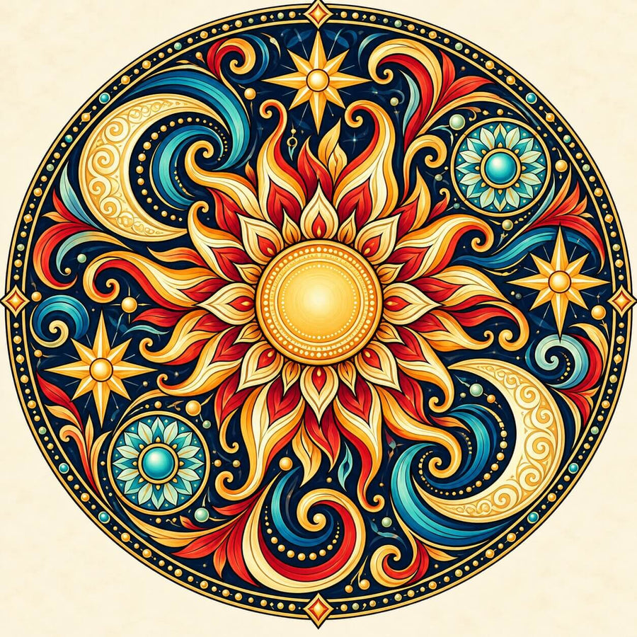 Celestial Mandala – Diamond Painting