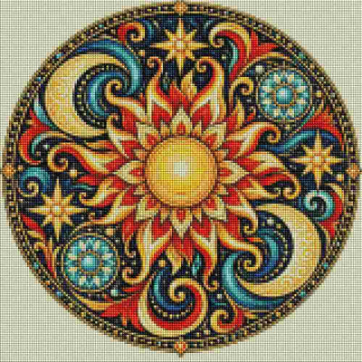 Celestial Mandala - Diamond Art