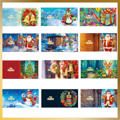 Diamond Painting Christmas Cards - Cute Christmas - Product Image