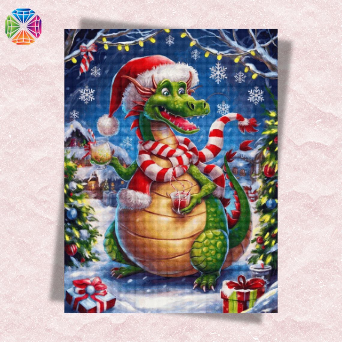 Christmas Dragon Cheer - Diamond Art World