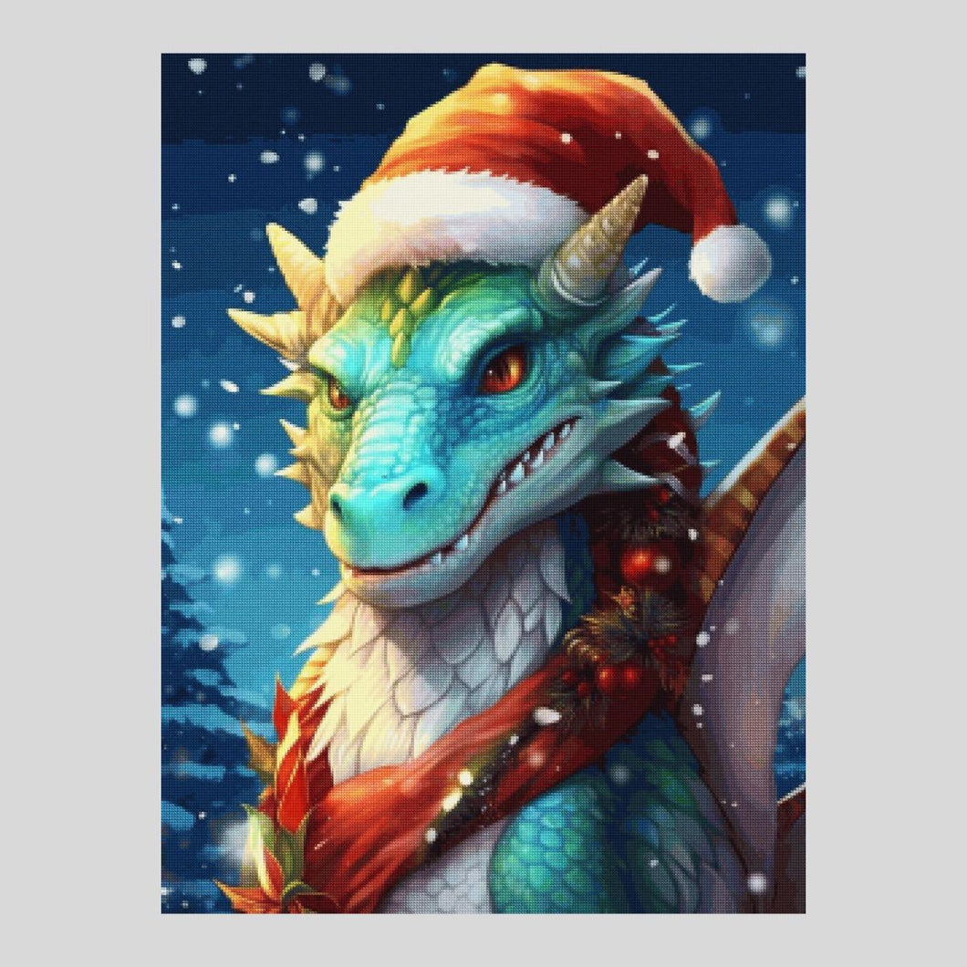 Christmas Dragon Cheer - Diamond Art World