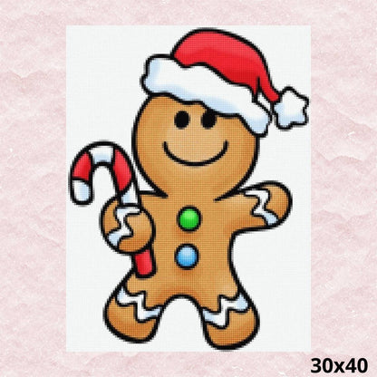 Christmas Gingerbread 30x40 - Diamond Painting