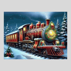 Christmas Train - Diamond Art World