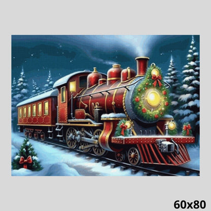 Christmas Train 60x80 - Diamond Art World