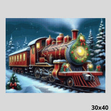 Load image into Gallery viewer, Christmas Train 30x40 - Diamond Art World
