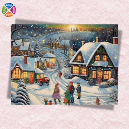 Christmas Winter Day Diamond Painting