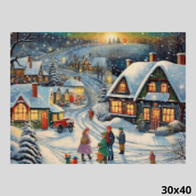 Load image into Gallery viewer, Christmas Winter Day 30x40 Diamond Art World

