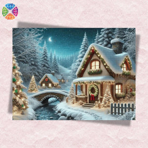 Christmas in Village - Diamond Painting