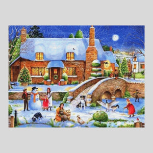 Christmas in Village - Diamond Painting