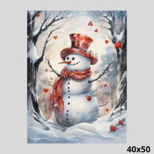 Load image into Gallery viewer, Christmas Snowman 40x50 - Diamond Painting
