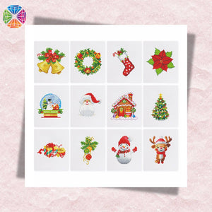 Christmas Time - Mini Diamond Painting 12 pcs