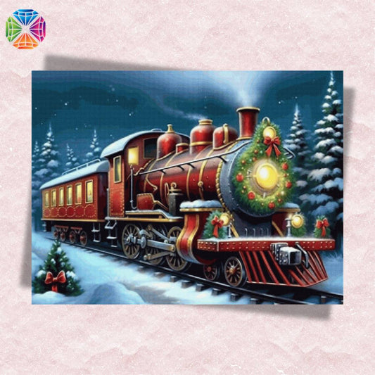 Christmas Train - Diamond Painting