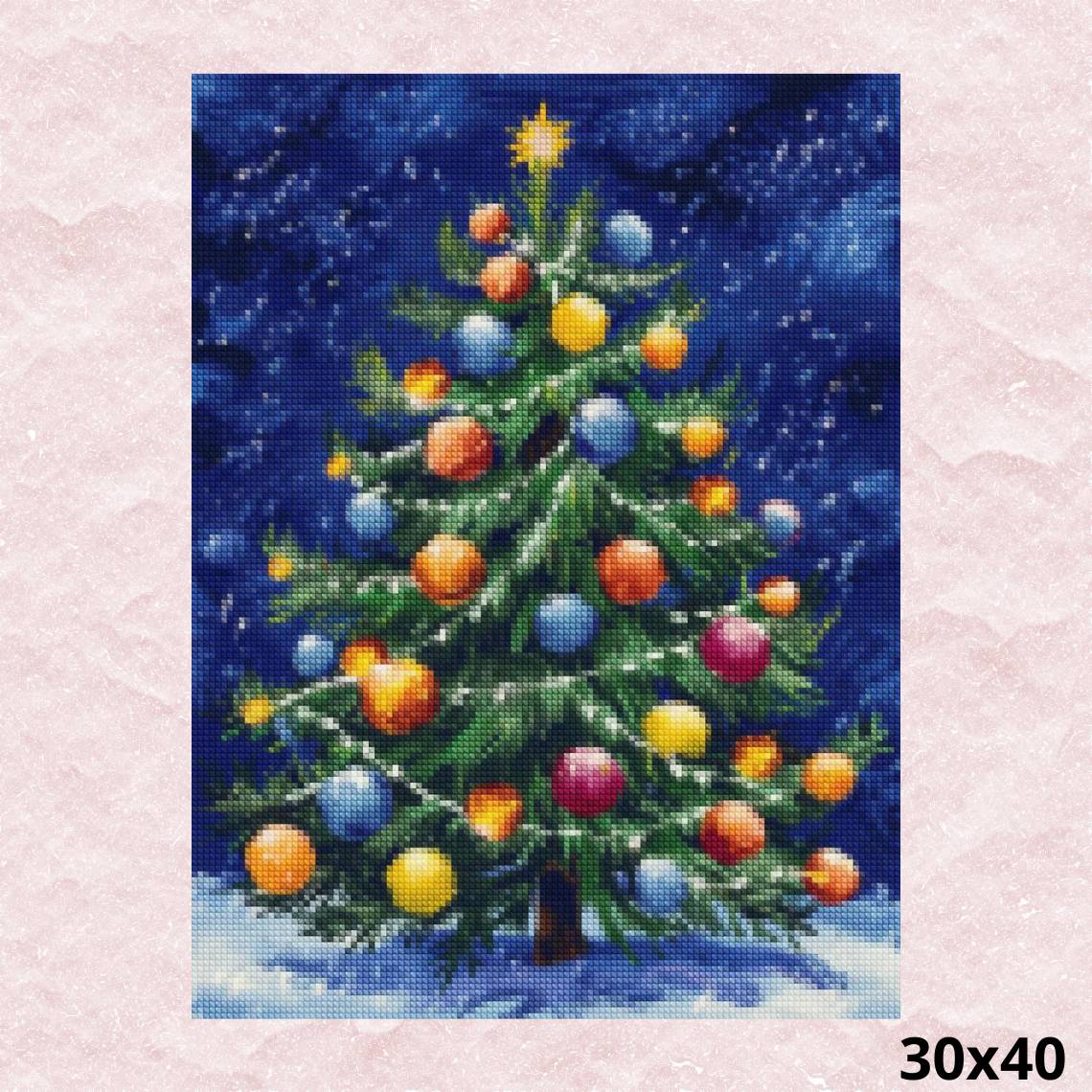 Christmas Tree 30x40 - Diamond Painting
