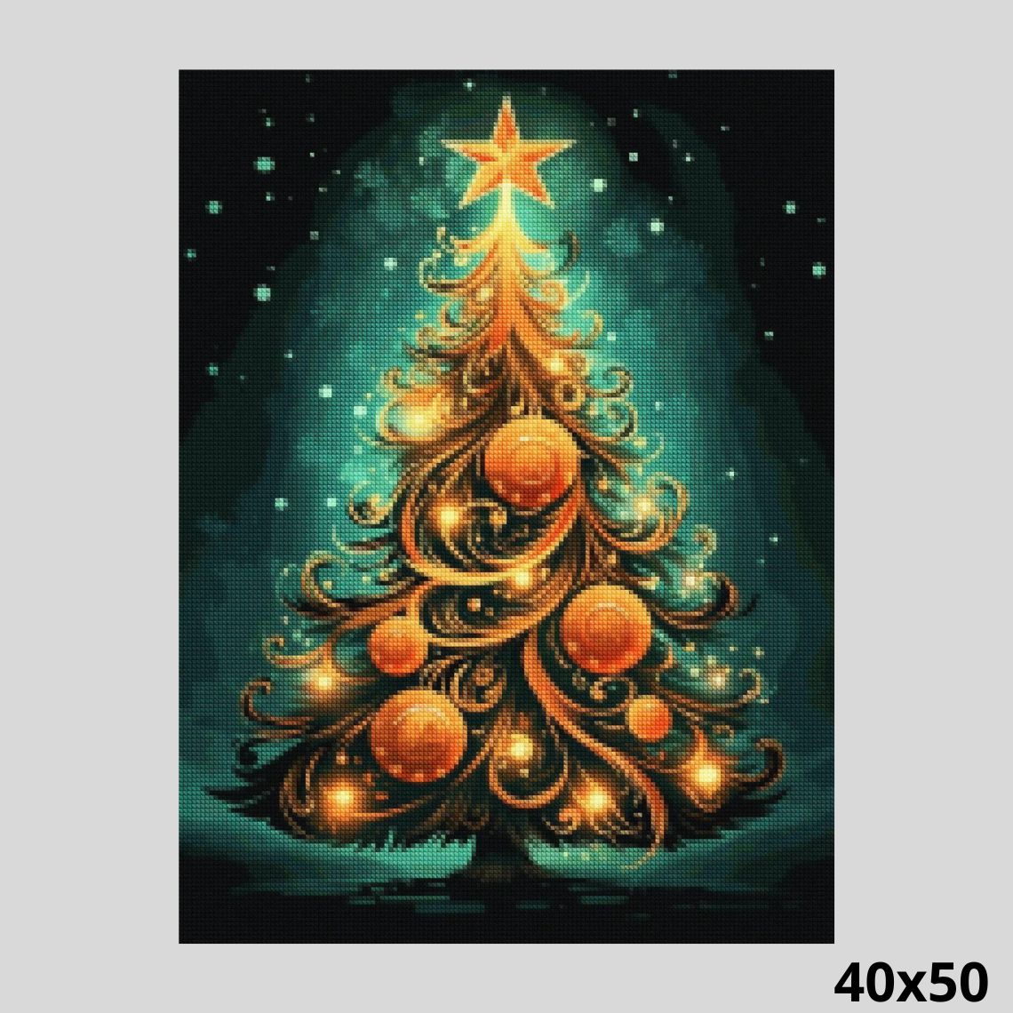 Christmas Tree 40x50 - Diamond Art World