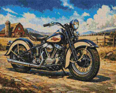 Classic Harley Davidson - Diamond Art