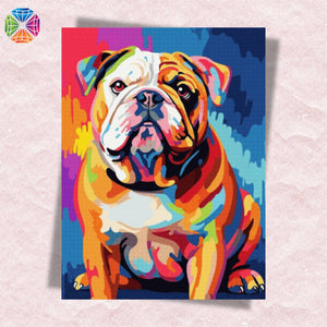 Colorful Bulldog - Diamond Painting