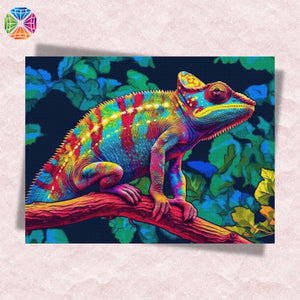 Colorful Chameleon - Diamond Painting