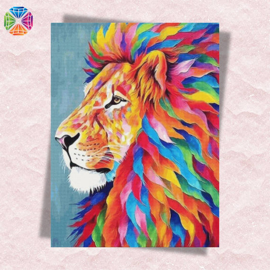 Colorful Lion - Diamond Painting