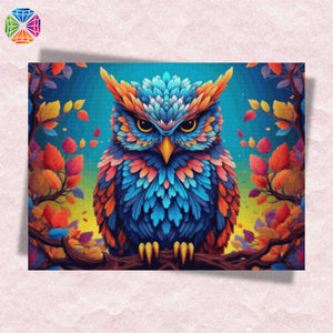 Colorful Owl - Diamond Painting