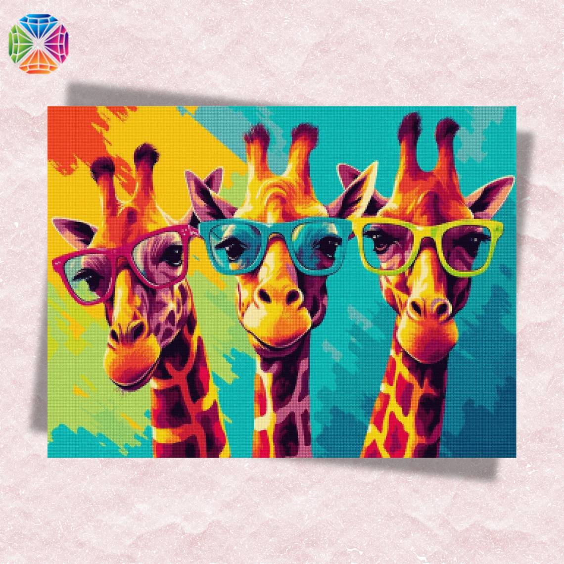 Cool Giraffes Diamond Painting | Animal Diamond Painting Kit