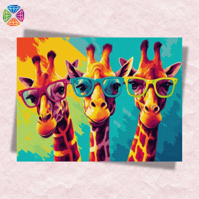 Cool Giraffes - Diamond Painting