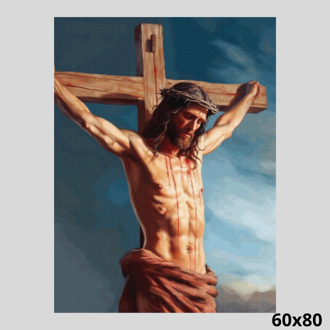 Jesus Crucifixion 60x80 Paint with Diamonds