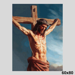 Jesus Crucifixion 60x80 Paint with Diamonds