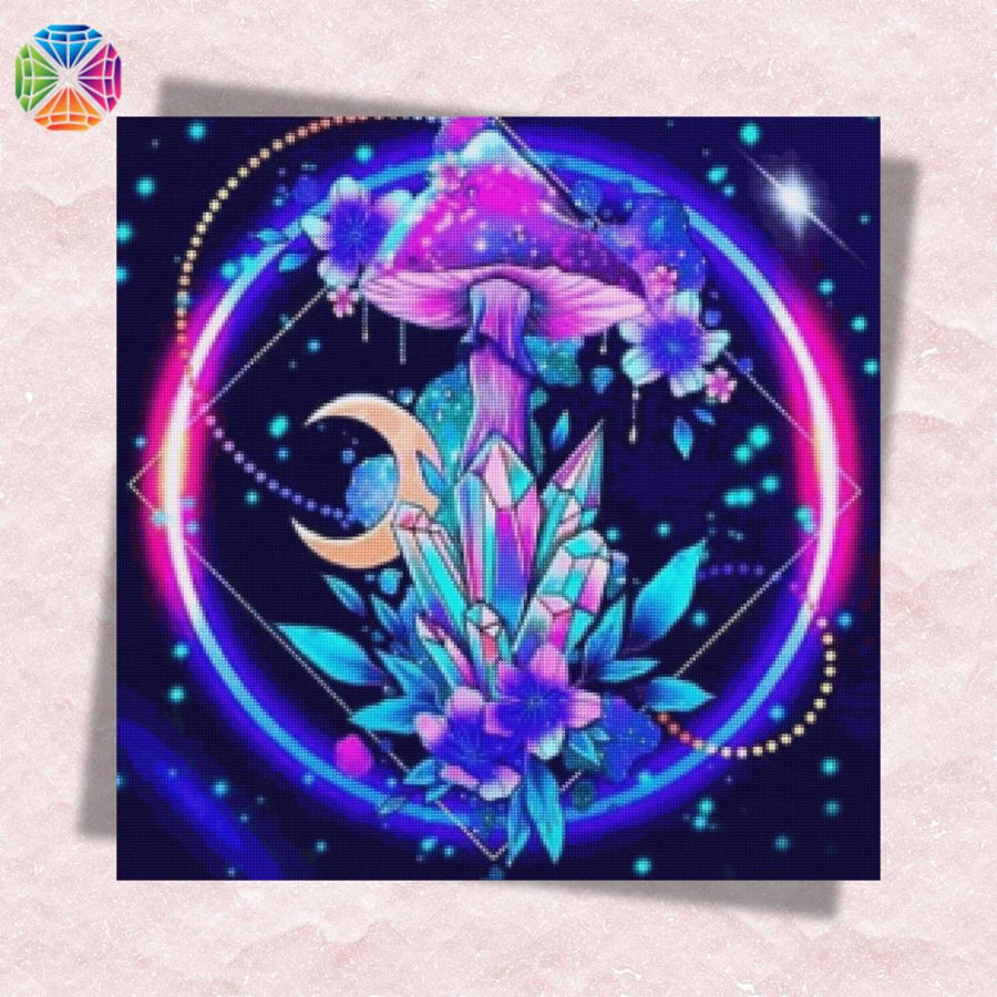Crystal Toadstool – Diamond Painting
