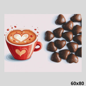 Cup of Coffee with Love 60x80 Diamond Art World